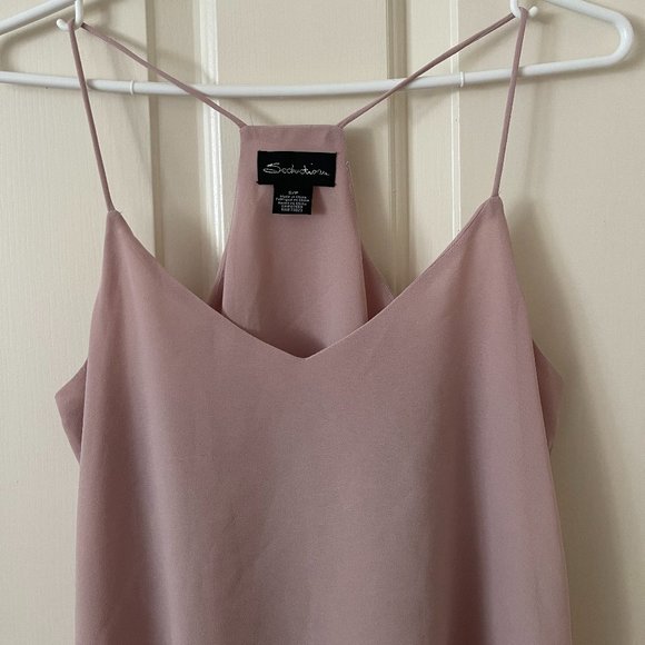Seduction Beige Tank Top Size Small - Picture 2 of 3
